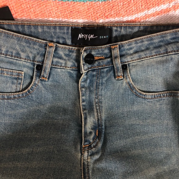 NWT NASTY GAL DIP DYE SKINNY JEANS - Picture 3 of 4